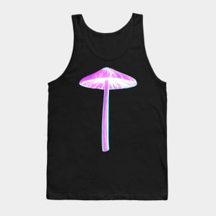 Illuminating Neon Mushroom Tank Top